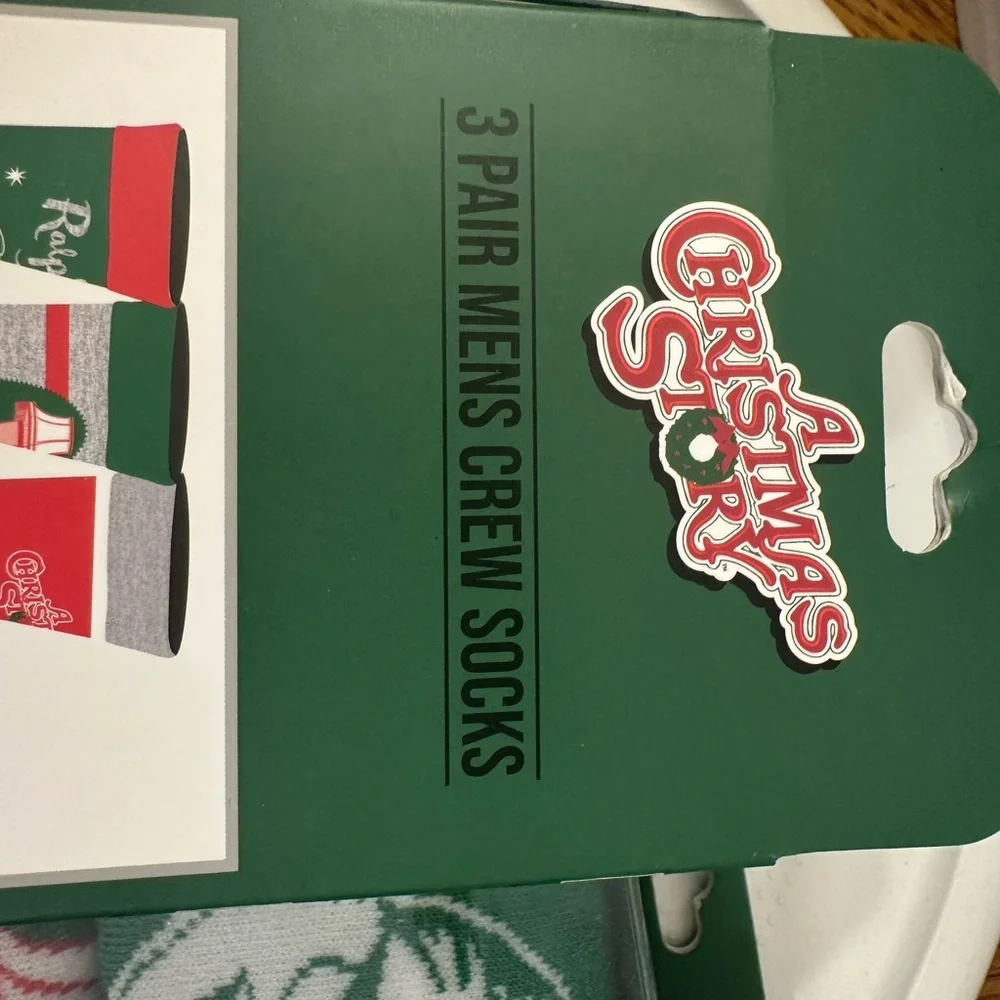 🆕Pack of 3 A Christmas Story Socks
